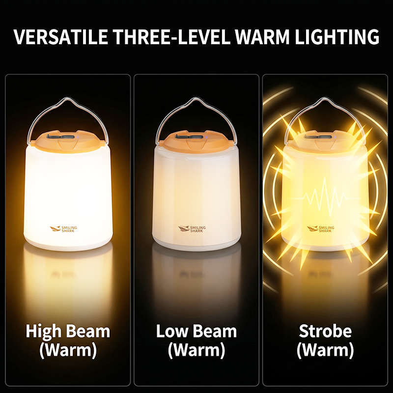 SMILING SHARK ไฟแคมป์ปิ้ง LED  - Power Outage Light บทวิจารณ์และราคา