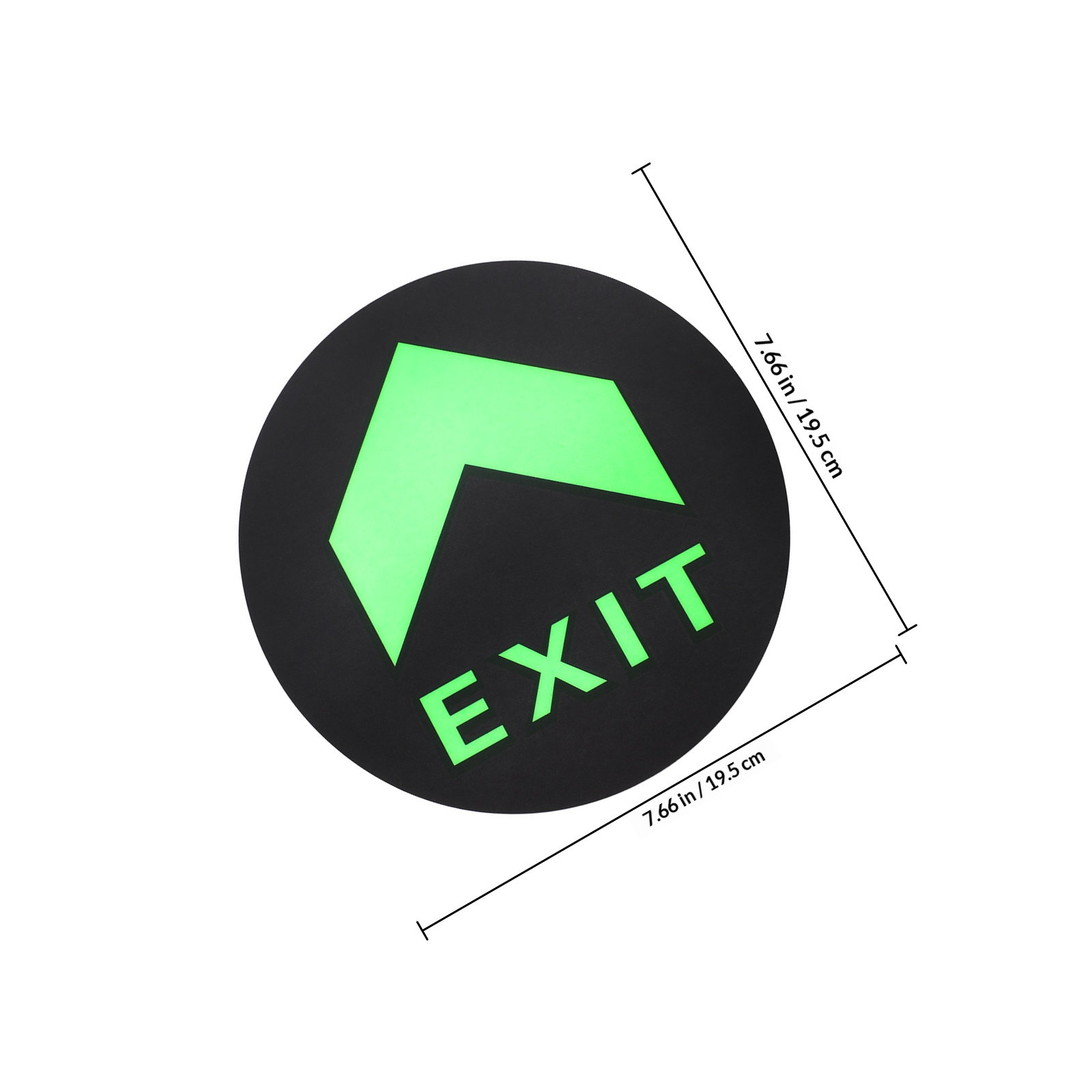 สติกเกอร์ติดพื้นเรืองแสงกลางคื - Emergency Exit Sign บทวิจารณ์และราคา