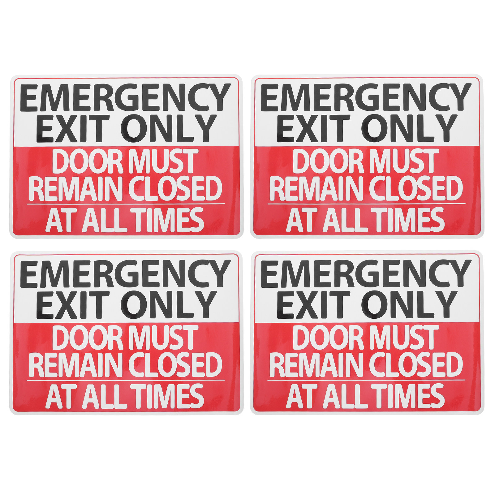 สติกเกอร์ป้ายทางออกฉุกเฉิน 4 ช - Emergency Exit Sign บทวิจารณ์และราคา