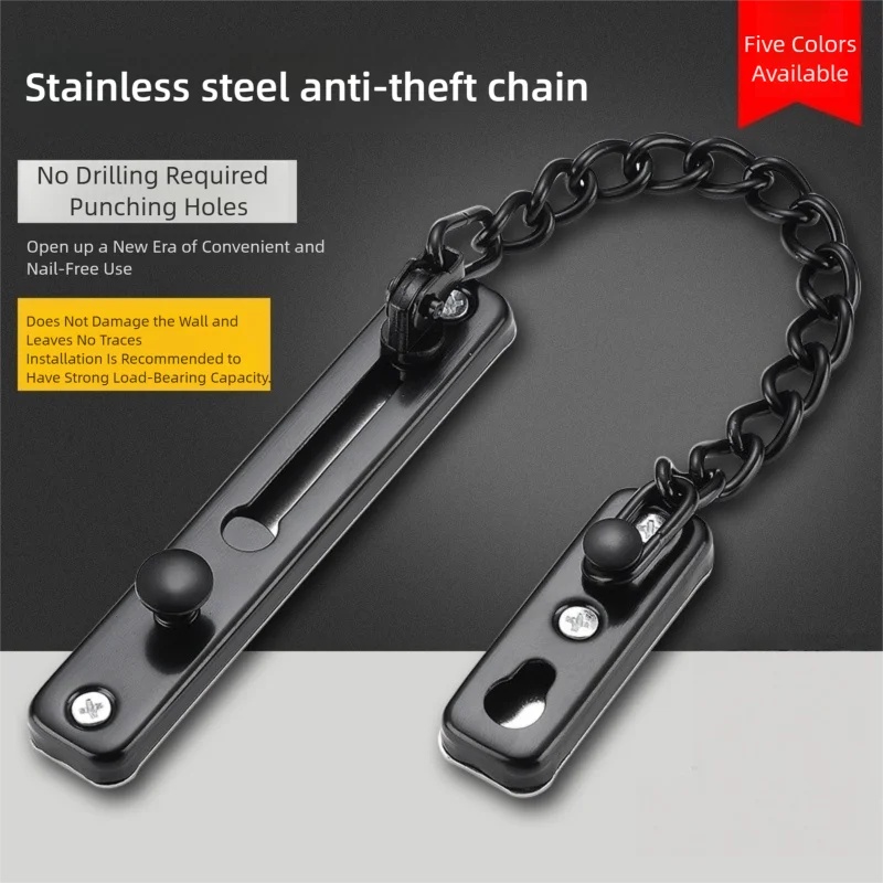 ล็อคโซ่ประตูสแตนเลสขัดเงาสำหรั - Security Chain Door บทวิจารณ์และราคา